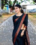 FANCY BANARASI SILK WEAVING WORK SAREE WITH UNSTITCHED BLOUSE PARTY WEAR WHOLESALE PRICE ETHNIC GARMENT (1)