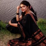 FANCY BANARASI SILK WEAVING WORK SAREE WITH UNSTITCHED BLOUSE PARTY WEAR WHOLESALE PRICE ETHNIC GARMENT (1)