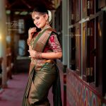 FANCY BANARASI SOFT SILK COPPER ZARI WEAVING WORK SAREE WITH UNSTITCHED BLOUSE PARTY WEAR WHOLESALE PRICE ETHNIC GARMENT (4)