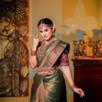FANCY BANARASI SOFT SILK COPPER ZARI WEAVING WORK SAREE WITH UNSTITCHED BLOUSE PARTY WEAR WHOLESALE PRICE ETHNIC GARMENT (4)