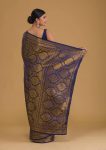 FANCY BANARASI SOFT SILK COPPER ZARI WEAVING WORK SAREE WITH UNSTITCHED BLOUSE PARTY WEAR WHOLESALE PRICE ETHNIC GARMENT (3)