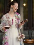FANCY CHANDERI EMBROIDERY SEQUEN2CE WORK TOP BOTTOM WITH DUPATTA PARTY WEAR WHOLESALE PRICE ETHNIC GARMENT (5)