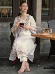 FANCY CHANDERI EMBROIDERY SEQUEN2CE WORK TOP BOTTOM WITH DUPATTA PARTY WEAR WHOLESALE PRICE ETHNIC GARMENT (5)