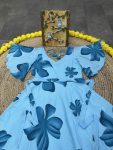 FANCY CHINON DIGITAL PRINTED GOWN CASUAL WEAR WHOLESALE PRICE ETHNIC GARMENT (3)