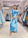 FANCY CHINON DIGITAL PRINTED GOWN CASUAL WEAR WHOLESALE PRICE ETHNIC GARMENT (3)