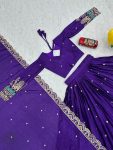 FANCY CHINON EMBROIDERY SEQUENCE WORK LEHENGA CHOLI WITH DUPATTA PARTY WEAR WHOLESALE PRICE ETHNIC GARMENT (12)