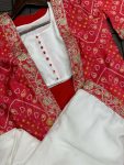FANCY CHINON EMBROIDERY WORK TUBE BLOUSE PALAZZO WITH BANDHNI PRINTED KOTI PARTY WEAR WHOLESALE PRICE ETHNIC GARMENT (4)