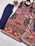 FANCY CHINON PRINTED MOTI LACE WORK TOP BOTTOM WITH DUPATTA PARTY WEAR WHOLESALE PRICE ETHNIC GARMENT (3)