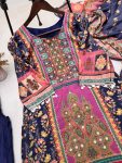 FANCY CHINON PRINTED MOTI LACE WORK TOP BOTTOM WITH DUPATTA PARTY WEAR WHOLESALE PRICE ETHNIC GARMENT (3)