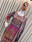 FANCY CHINON PRINTED MOTI LACE WORK TOP BOTTOM WITH DUPATTA PARTY WEAR WHOLESALE PRICE ETHNIC GARMENT (3)
