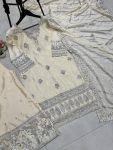 FANCY CHINON SEQUENCE EMBROIDERY WORK TOP PALAZZO WITH DUPATTA FESTIVE WEAR WHOLESALE PRICE ETHNIC GARMENT (5)