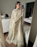 FANCY CHINON SEQUENCE EMBROIDERY WORK TOP PALAZZO WITH DUPATTA FESTIVE WEAR WHOLESALE PRICE ETHNIC GARMENT (5)