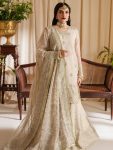 FANCY CHINON SEQUENCE EMBROIDERY WORK TOP PALAZZO WITH DUPATTA  OFF WHITE