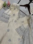 FANCY CHINON SEQUENCE EMBROIDERY WORK TOP PALAZZO WITH DUPATTA FESTIVE WEAR WHOLESALE PRICE ETHNIC GARMENT (5)