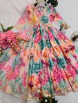 FANCY CHINON SILK DIGITAL PRINTED WITH EMBROIDERY THREAD AND SEQUENCE WORK ALIA CUT GOWN WITH DUPATTA FESTIVE WEAR WHOLESALE PRICE ETHNIC GARMENT (6)