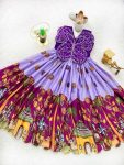 FANCY CHINON SILK EMBROIDERED SEQUENCE AND DIGITAL PRINT WORK KID’S GOWN PARTY WEAR WHOLESALE PRICE ETHNIC GARMENT (1)