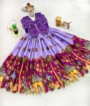 FANCY CHINON SILK EMBROIDERED SEQUENCE AND DIGITAL PRINT WORK KID’S GOWN PARTY WEAR WHOLESALE PRICE ETHNIC GARMENT (1)