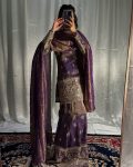 FANCY CHINON SILK EMBROIDERY SEQUENCE WORK TOP PALAZZO WITH DUPATTA PARTY WEAR WHWOLESALE PRICE ETHNIC GARMENT (7)