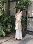 FANCY CHINON SILK EMBROIDERY WORK TOP PALAZZO WITH DUPATTA FESTIVE WEAR WHOLESALE PRICE ETHNIC GARMENT (6)
