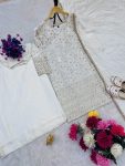 FANCY CHINON SILK EMBROIDERY WORK TOP PALAZZO WITH DUPATTA FESTIVE WEAR WHOLESALE PRICE ETHNIC GARMENT (6)