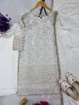 FANCY CHINON SILK EMBROIDERY WORK TOP PALAZZO WITH DUPATTA FESTIVE WEAR WHOLESALE PRICE ETHNIC GARMENT (6)