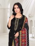 FANCY COTTON BLEND EMBROIDERY WORK TOP BOTTOM WITH DUPATTA FESTIVE WEAR WHOLESALE PRICE ETHNIC GARMENT (21)