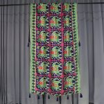 FANCY DOLA SILK FOIL PRINTED TUSSLE WORK DUPATTA PARTY WEAR WHOLESALE PRICE ETHNIC GARMENT (2)