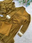 FANCY FAUX GEORGETTE GOTA PATTI PATTER STITCHES WORK GOWN BOTTOM WITH DUPATTA FESTIVE WEAR WHOLESALE PRICE ETHNIC GARMENT (19)