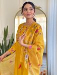 FANCY GADWAL SILK EMBROIDERY WORK TOP BOTTOM WITH DUPATTA FESTIVE WEAR WHOLESALE PRICE ETHIC GARMENT (6)