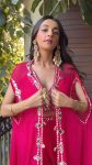 FANCY GEORGETTE EMBROIDERY MIRROR WORK BLOUSE PALAZZO WITH SHRUG PARTY WEAR WHOLESALE PRICE ETHNIC GARMENT (9)
