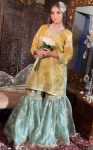 FANCY JIMMY CHOO EMBROIDERY SEQUENCE WORK AND WEAVING PATTA IN BORDER TOP SHARARA WITH DUPATTA FESTIVE WEAR WHOLESALE PRICE ETHNIC GARMENT (3)