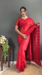 FANCY KOTA DORIYA SILK EMBROIDERY THREAD WORK READY TO WEAR SAREE WITH UNSTITCHED BLOUSE PARTY WEAR WHOLESALE PRICE ETHNIC GARMENT (4)