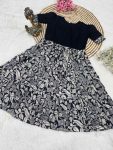 FANCY MUSLIN AND HAKUBA FABRIC IKAT PRINTED ONE PIECE CASUAL WEAR WHOLESALE PRICE ETHNIC GARMENT (4)
