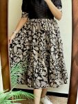 FANCY MUSLIN AND HAKUBA FABRIC IKAT PRINTED ONE PIECE CASUAL WEAR WHOLESALE PRICE ETHNIC GARMENT (4)