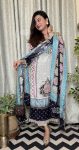 FANCY MUSLIN COTTON DIGITAL PRINTED REAL MIRROR HAND WORK TOP BOTTOM WITH DUPATTA PARTY WEAR WHOLESALE PRICE ETHNIC GARMENT (5)