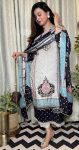 FANCY MUSLIN COTTON DIGITAL PRINTED REAL MIRROR HAND WORK TOP BOTTOM WITH DUPATTA PARTY WEAR WHOLESALE PRICE ETHNIC GARMENT (5)