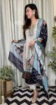 FANCY MUSLIN COTTON DIGITAL PRINTED REAL MIRROR HAND WORK TOP BOTTOM WITH DUPATTA PARTY WEAR WHOLESALE PRICE ETHNIC GARMENT (5)
