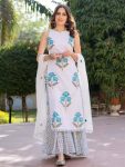 FANCY POLY RAYON DIGITAL PRINTED TOP SHARARA WITH DUPATTA FESTIVE WEAR WHOLESALE PRICE ETHNIC GARMENT (3)