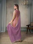 FANCY SILK EMBROIDREY SEQUENCE WORK GOWN BOTTOM WITH DUPATTA PARTY WEAR WHOLESALE PRICE ETHNIC GARMENT (16)