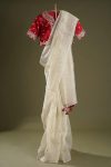 FANCY TABBY ORGANZA SILK MULTI CODING SEQUENCE WORK SAREE WITH STITCHED BLOUSE FESTIVE WEAR WHOLESALE PRICE ETHNIC GARMENT (2)