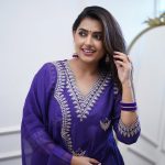 FANCY VISCOSE CHANDERI SEQUENCE CODING EMBROIDERY WORK TOP BOTTOM WITH DUPATTA FESTIVE WEAR WHOLESALE PRICE ETHNIC GARMENT (3)