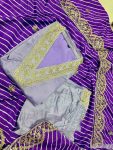 FASHIONABLE BANANA SILK EMBROIDERY WORK TOP BOTTOM WITH DUPATTA PARTY WEAR WHOLESALE PRICE ETHNIC GARMENT (5)