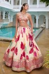 FASHIONABLE CHINON EMBROIDERY CODING SEQUENCE WORK LEHENGA CHOLI WITH DUPATTA PARTY WEAR WHOLESALE PRICE ETHNIC GARMENT (5)
