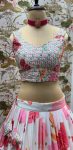 FASHIONABLE CHINON EMBROIDERY CODING SEQUENCE WORK LEHENGA CHOLI WITH DUPATTA PARTY WEAR WHOLESALE PRICE ETHNIC GARMENT (5)