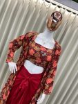 FASHIONABLE CREPE SILK DIGITAL PRINTED DRAPED SKIRT TUBE BLOUSE WITH SHRUG PARTY WEAR WHOLESALE PRICE ETHNIC GARMENT (6)