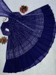 FASHIONABLE GEORGETTE THREAD SEQUENCE WORK TOP LEHENGA WITH DUPATTA WEDDING WEAR WHOLESALE PRICE ETHNIC GARMENT (4)