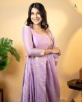 FASHIONABLE GOLD CRUSH SILK EMBROIDERY SEQUENCE WORK GOWN BOTTOM WITH DUPATTA PARTY WEAR WHOLESALE PRICE ETHNIC GARMENT (7)
