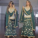 FASHIONABLE MALAY SILK EMBROIDREY SEQUENCE WORK TOP SHARARA WITH DUPATTA PARTY WEAR WHOLESALE PRICE ETHNIC GARMENT’ (6)