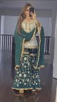 FASHIONABLE MALAY SILK EMBROIDREY SEQUENCE WORK TOP SHARARA WITH DUPATTA PARTY WEAR WHOLESALE PRICE ETHNIC GARMENT’ (6)