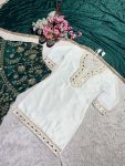 FASHIONABLE MALAY SILK EMBROIDREY SEQUENCE WORK TOP SHARARA WITH DUPATTA PARTY WEAR WHOLESALE PRICE ETHNIC GARMENT’ (6)